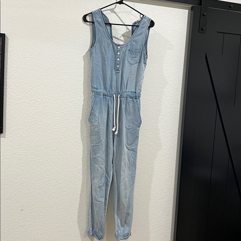 Mazik Light Blue Denim Jumpsuit
